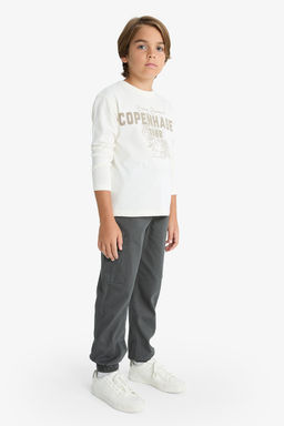 Kargo Gabardin Jogger Pantolon Erkek _ocuk - Defacto фото 3