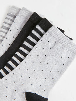 Desenli Erkek ?ocuk Soket ?orap 5li - Waikiki фото 3