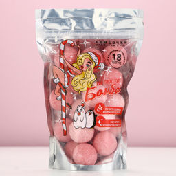 Набор Ты просто бомба, бомбочки для ванны, 18 шт по 20 гр, аромат клубники - Чистое счастье фото 5