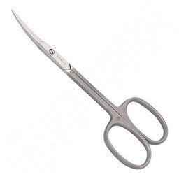 SOL Ножницы для кутикулы длинные,загнутые 212-082