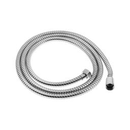 Душевой шланг ZEIN Z28PS, 200 см, цинковые гайки 1/2", латунная втулка, нержавеющая сталь, Имп/Имп