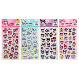 3D наклейки Sanrio "Kuromi and friends" (10*22 см), mix