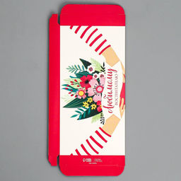 Цена за 5 шт. Коробка для шоколада, кондитерская упаковка, «Любимому воспитателю», 17 х 8.5 х 1.5 см