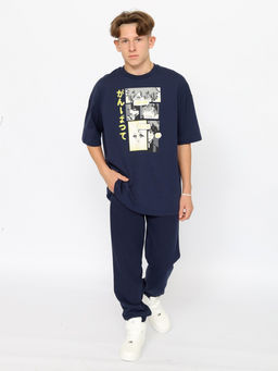 CRB wear / CWSM 60339-41 Футболка мужская,темно-синий/Ex.Cherubino  фото 2