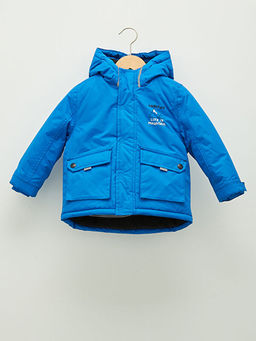 Kap??onlu Uzun Kollu Basic Erkek Bebek Mont