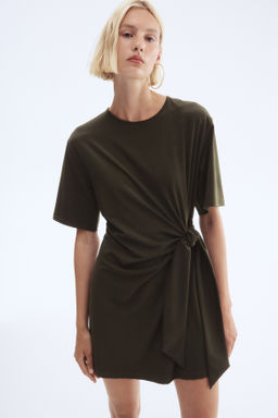 Vestido con detalle de nudo - H&m фото 3