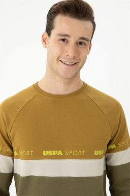 Мужской свитшот цвета хаки Неожиданная скидка в корзине - U.s. polo assn фото 2