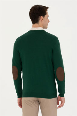 U. S. Polo Assn Мужской зеленый базовый свитер - U.s. polo assn фото 12