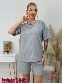 Женский костюм футболка шорты - Bruno фото 11