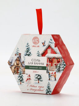 Соль для ванны, аромат хвоя, 300 г, URAL LAB