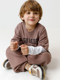 КР 302917/капучино 1312 к638 фуфайка (футболка) для мал - Crockid фото 3