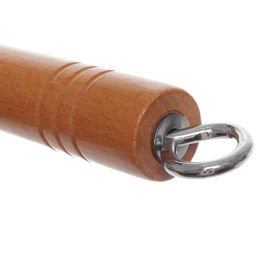 Кастрюля из боросиликатного стекла 2,5л "Хай-Тек" с деревянной ручкой