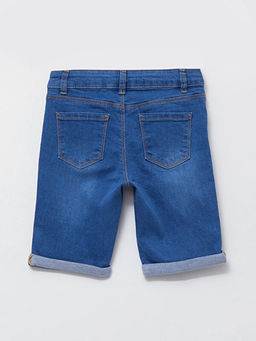 Basic Pamuklu K?z ?ocuk Jean ?ort - Waikiki фото 2