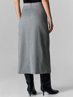 Юбка женская прямая серая - Mark formelle фото 3