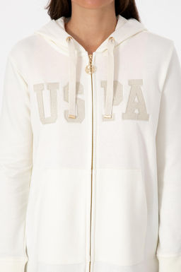 Kad_n Krem Basic Sweatshirt Sepette S_rpriz _ndirim - U.s. polo assn фото 6