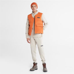 Брюки Timberland Cargo Sweatpant Mixed Media Regular бежевые  фото 2