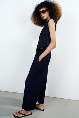 CHALECO INTERLOCK BOTONES / Marino - Zara фото 3