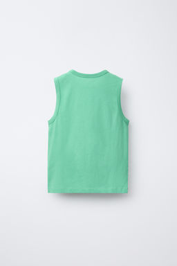 LOGO SLEEVELESS T-SHIRT - Zara фото 2