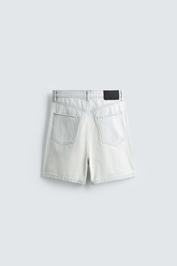 REGULAR FIT DENIM SHORTS - Zara фото 7