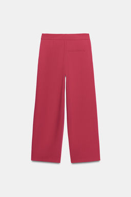 PANTAL?N CARROT PLIEGUES / Fucsia - Zara фото 6
