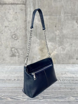 Женская кожаная сумка через плечо 8722-9 Д.Блу - Sergio valentini фото 3