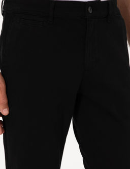 Siyah Slim Fit Kanvas Pantolon - Cacharel фото 5