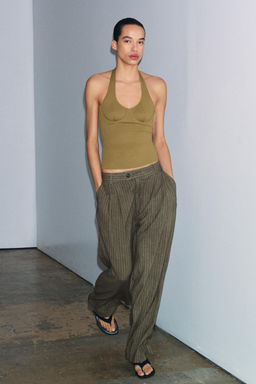 TOP HALTER POLIAMIDA / Oliva