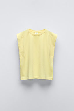 PLAIN T-SHIRT WITH TAB - Zara фото 10