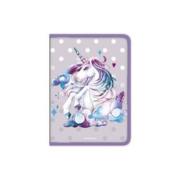 Цена за 4 шт. Папка для тетрадей на молнии пластиковая ErichKrause® Dream Unicorn, A4 (в пакете по 4 шт.)