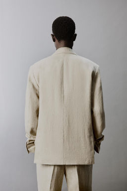 100% LINEN SUIT BLAZER - Zara фото 3