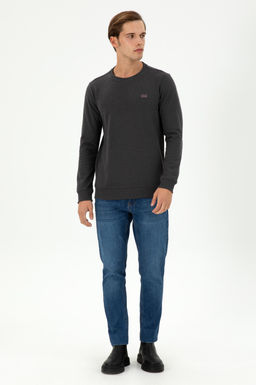 Мужской свитшот антрацитового цвета Неожиданная скидка в корзине - U.s. polo assn фото 4