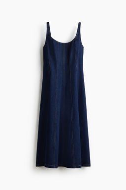 Vestido denim midi