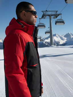 Горнолыжная куртка мужская зимняя красного цвета 7616Kr - Mtforce фото 21