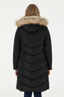 Женское черное пальто - U.s. polo assn фото 5