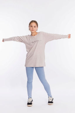 Лонгслив М222085Па Бежевый - Елена фото 3