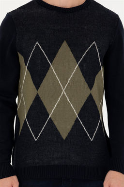 U. S. Polo Assn Мужской темно-синий свитер - U.s. polo assn фото 13