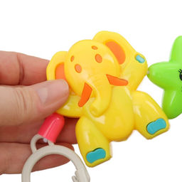 Растяжка на коляску/кроватку Крошка Я «Слоники», 3 игрушки, МИКС