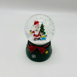 Новогодний декор - Снежный шар 10 см (стекло, свет) в ассортименте - Ип лебедев о.ю фото 3