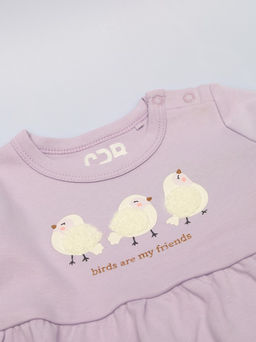 CRB wear / CWBG 64006-45-430 Платье для девочки,лаванда  фото 2