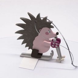 Елочные игрушки - Ежик на лыжах 490-1 - Idh фото 5