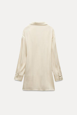 CREASED-EFFECT SHIMMERY BLAZER - Zara фото 5