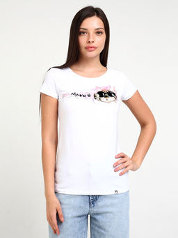 Футболка женская _ 12380/Cat