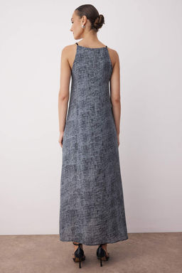 Antrasit Duz Maxi Dokuma Elbise TWOSS25EL00904 - Trendyolmilla фото 4