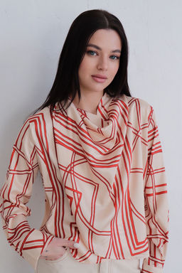 12012 Блуза с драпировкой - Martichelli фото 8