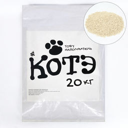 Наполнитель тофу Котэ, оригинальный, 20 кг  фото 2