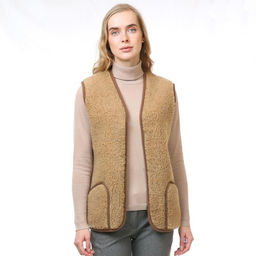 Жилет арт.1223-01/мол КЛАССИКА Камель