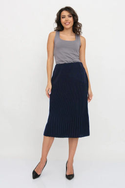 ЗЛАТА Юбка И 001 дл/т.синий