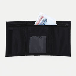 Кошелёк на липучке, чёрный