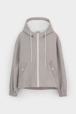 ЕВТ 3300/перламутровое облако,3Д квадраты жакет жен