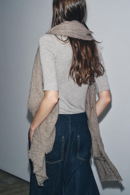 THREE-QUARTER SLEEVE T-SHIRT - Zara фото 4